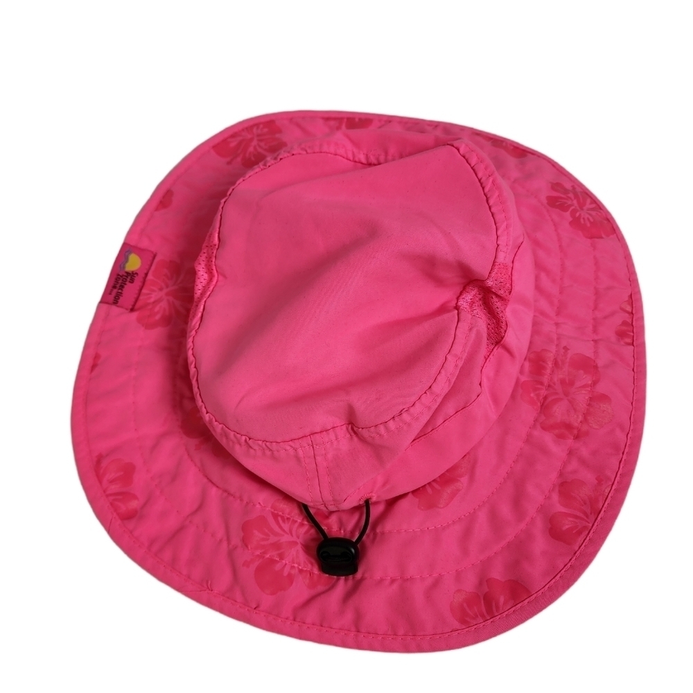 Sun Protection Zone Pink Girls Sun Hat